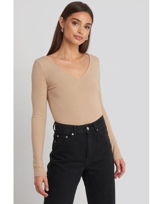 Full sleeve ribbed top Clearance