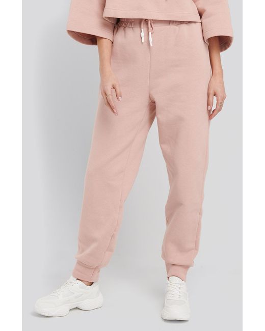 NA-KD x Lisa Marie Schiffner co-ord acid wash joggers in light blue |  MILANSTYLE.COM