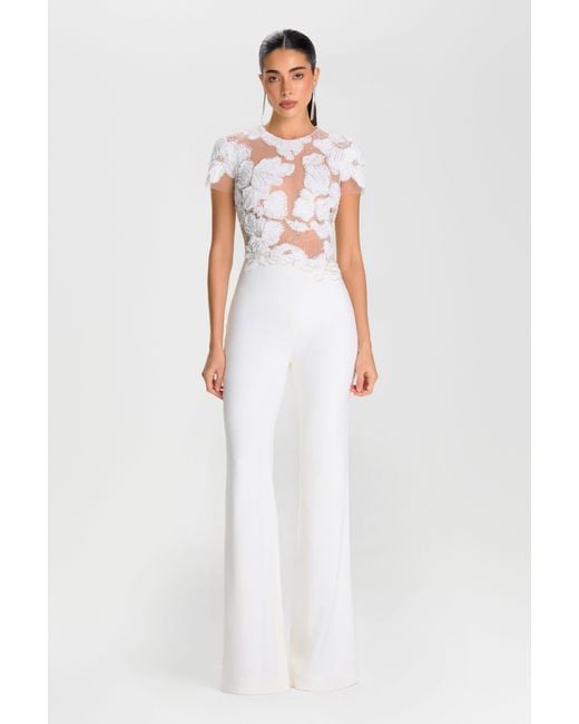Jumpsuit White Nadine Merabi Sloane