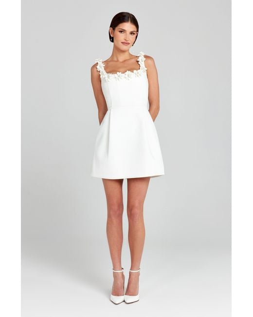 Nadine Merabi White Cindy Dress