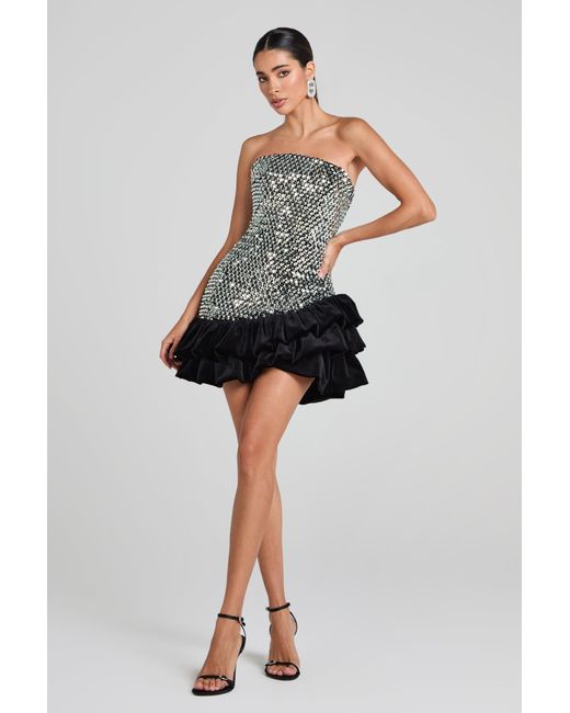 Nadine Merabi Metallic Francesca Dress
