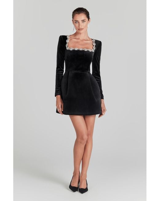 Nadine Merabi Black Kimberly Dress