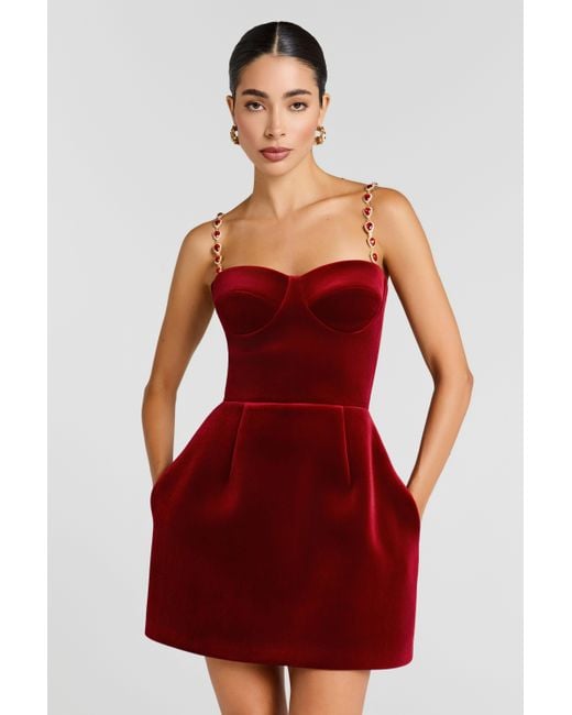 Nadine Merabi Red Harley Dress