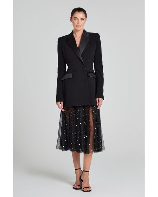 Nadine Merabi Black Blake Skirt