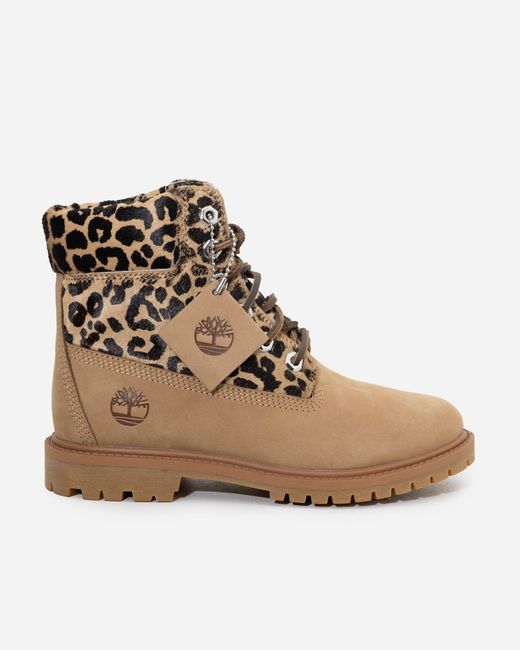 Timberland Premium 6 Inch Lace Up Boot in het Natural