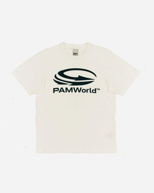 . world t-shrit Pam en coloris White