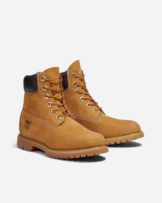 Timberland Premium 6 Inch Lace Up Waterproof Boot in het Brown