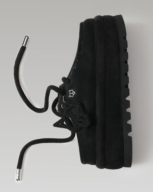 Naked Wolfe Black Blizzard Suede/Shearling