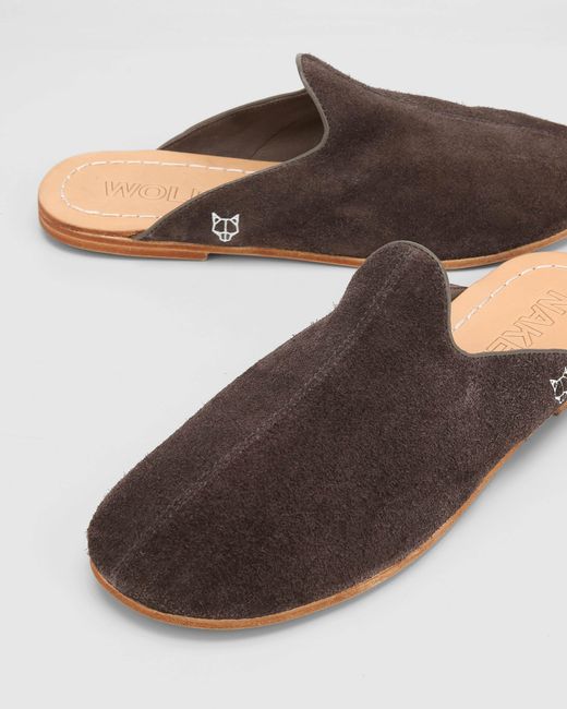 Naked Wolfe Brown The Jet Mule Suede