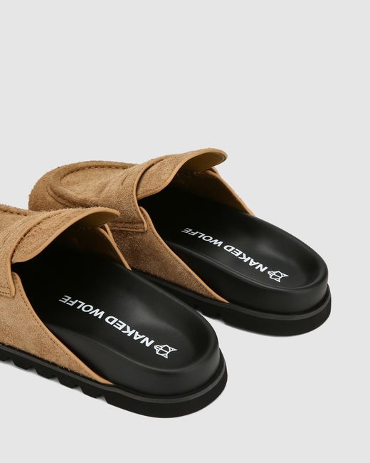 Naked Wolfe Brown Cord Desert Suede