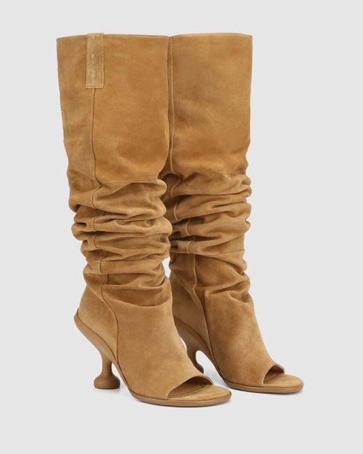 Naked Wolfe Brown Kind Cow Suede Camel