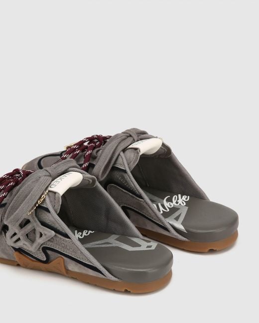 Naked Wolfe Gray Admire Suede