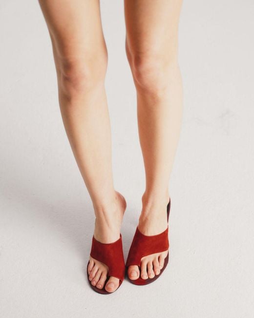 Naked Wolfe Red Maxime Suede