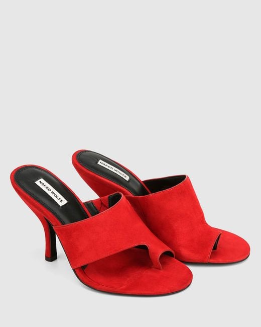 Naked Wolfe Red Maxime Suede