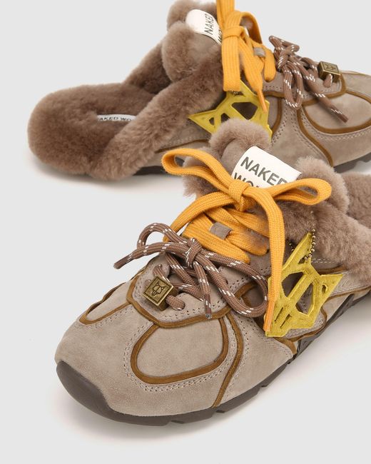 Naked Wolfe Brown Adorn Suede