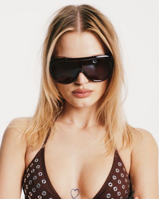 Naked Wolfe Brown Kim Sunglasses