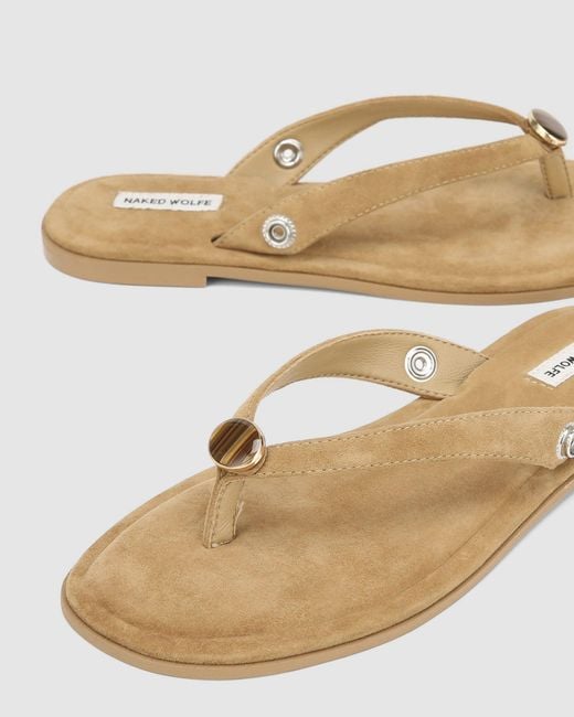 Naked Wolfe Natural Sammy Camel Suede