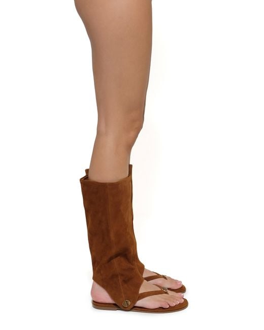 Naked Wolfe Natural Sammy Tan Suede
