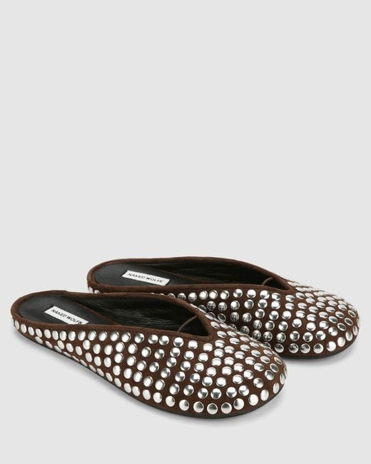 Naked Wolfe White Pippa Studded Leather