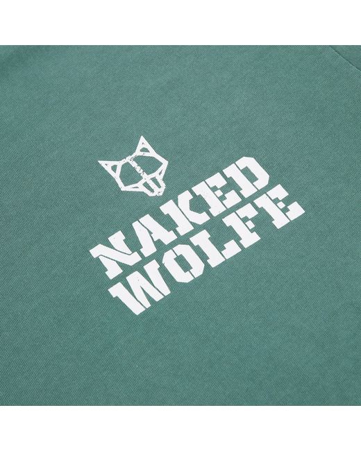 Naked Wolfe Green Vintage Painting T-Shirt