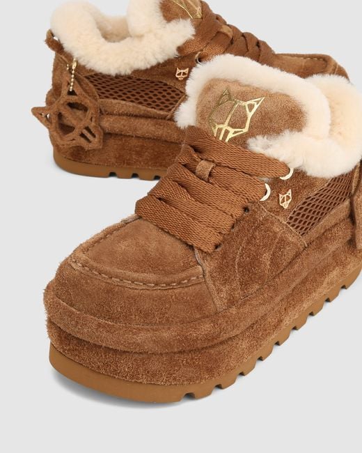 Naked Wolfe Brown Beau Suede