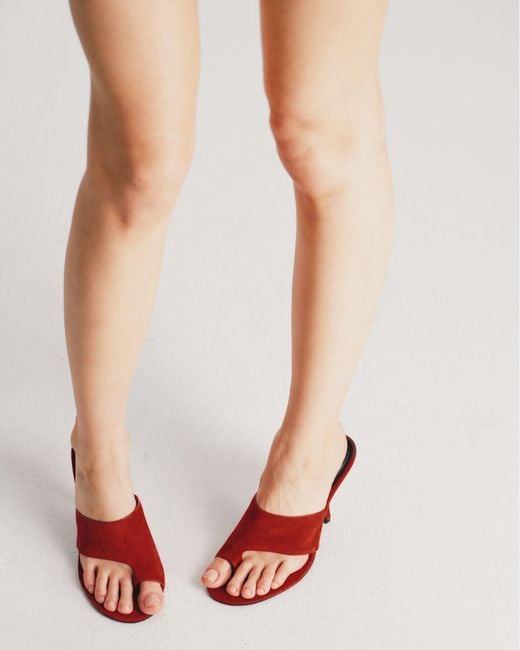Naked Wolfe Red Maxime Suede