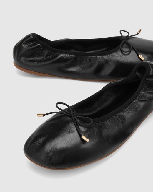 Naked Wolfe Black Scrunch Leather