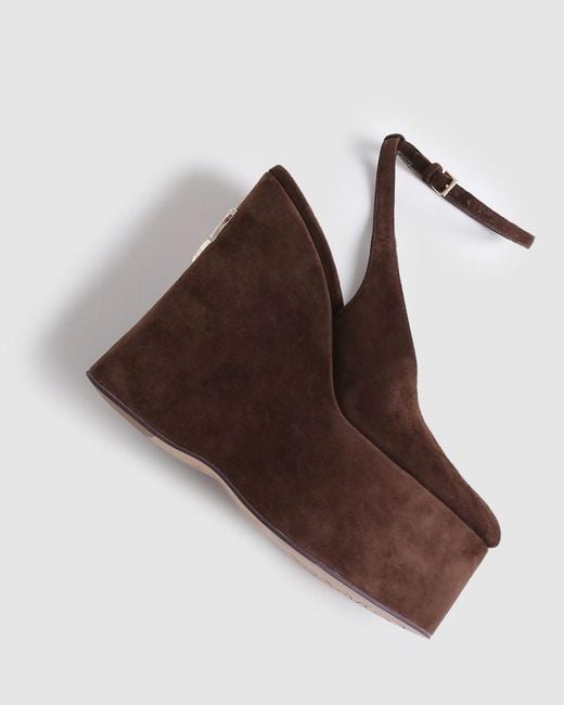 Naked Wolfe Brown Tansy Suede