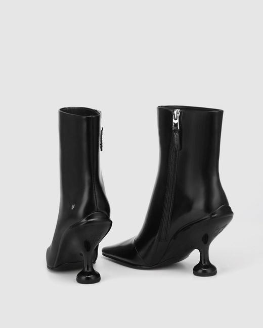 Naked Wolfe Black Kayla Box Leather