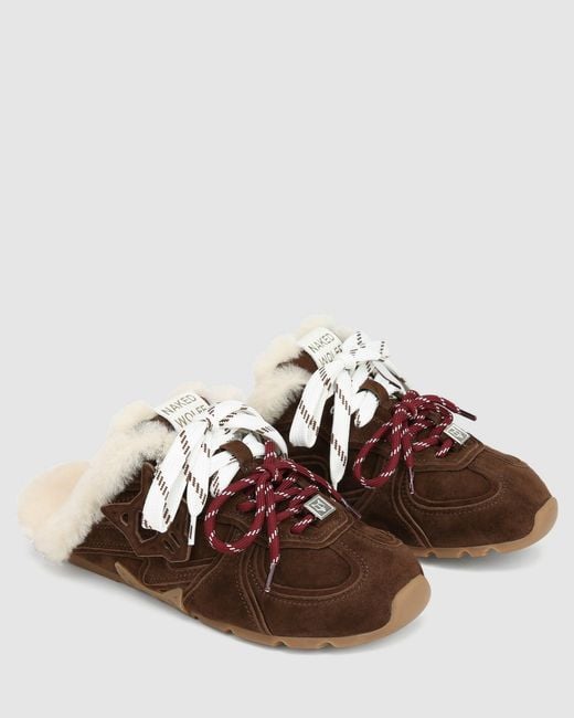 Naked Wolfe Brown Adorn Suede