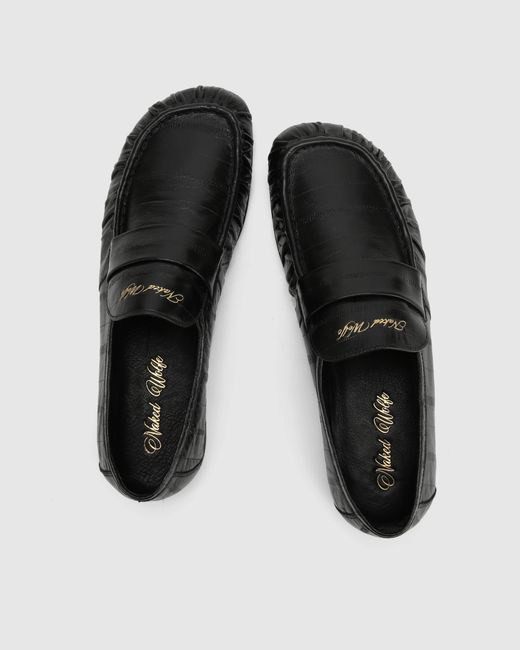 Naked Wolfe Black The Wall Street Loafer