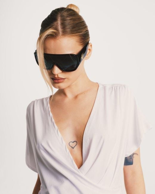 Naked Wolfe Black Kim Sunglasses