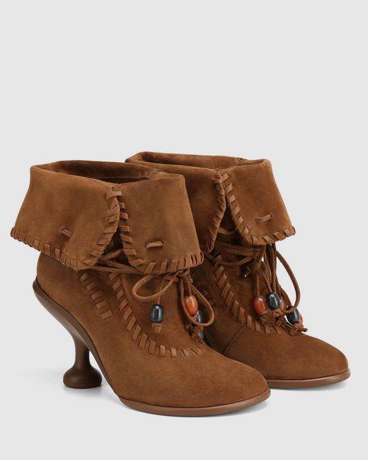 Naked Wolfe Brown Bonnie Tan Suede