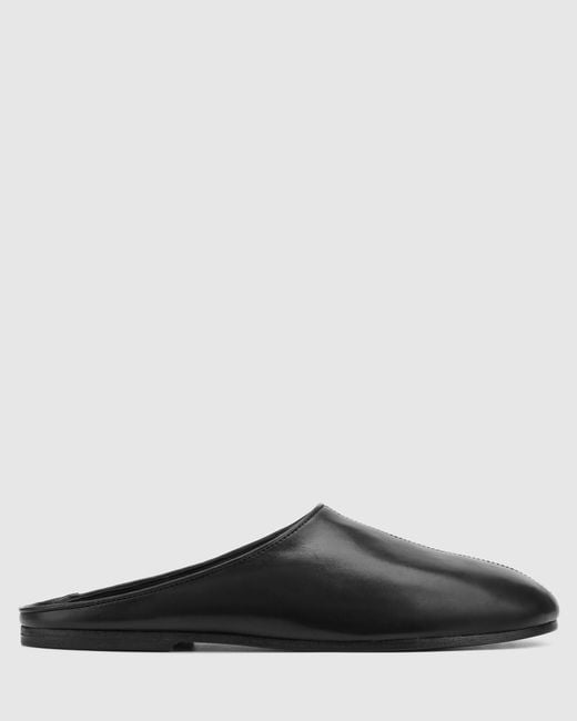 Naked Wolfe Black The River Mule Leather