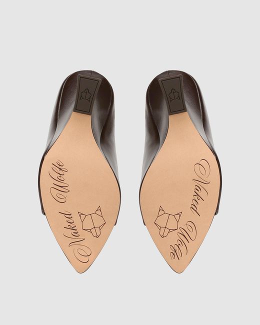 Naked Wolfe Brown Reptile Leather