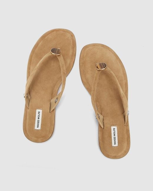 Naked Wolfe Natural Sammy Camel Suede