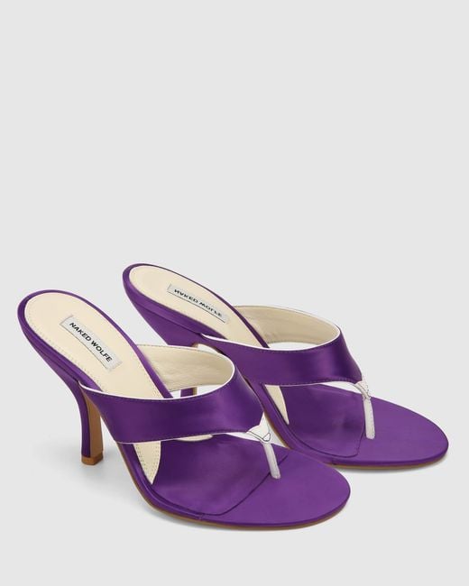 Naked Wolfe Purple Martine Satin