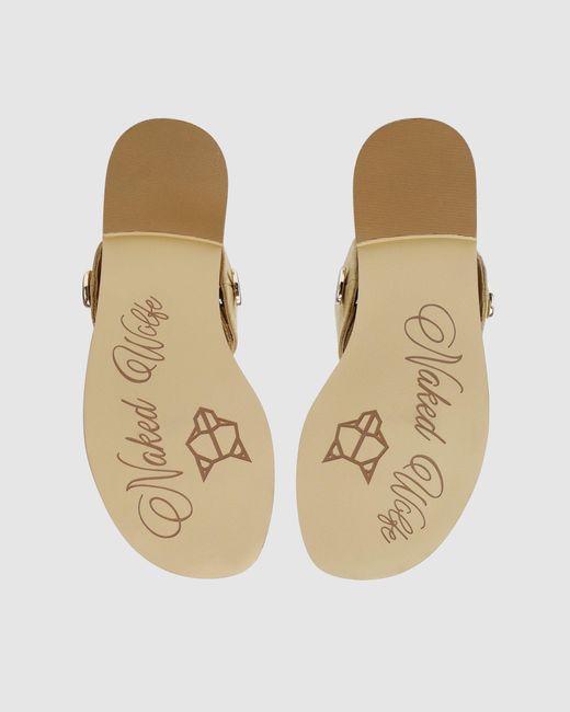 Naked Wolfe Natural Sammy Camel Suede