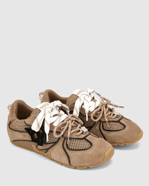 Naked Wolfe Brown Adored Sport Suede