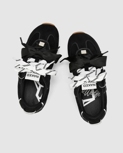 Naked Wolfe Black Adored Suede