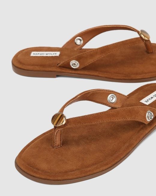 Naked Wolfe Natural Sammy Tan Suede
