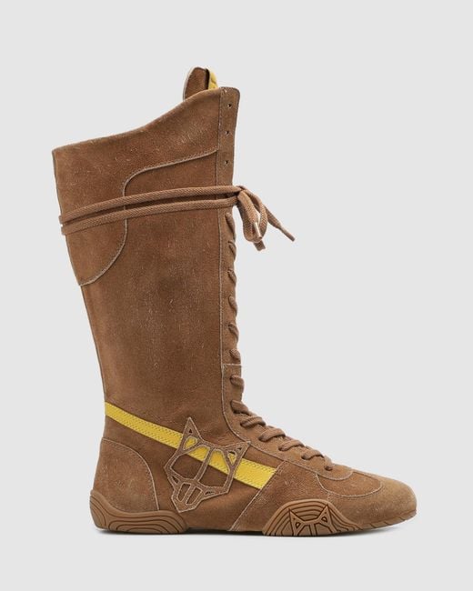 Naked Wolfe Brown Betsy Tan Suede