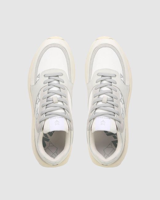 Naked Wolfe White Dart Ice Suede