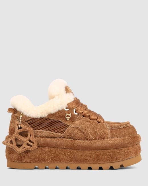 Naked Wolfe Brown Beau Suede