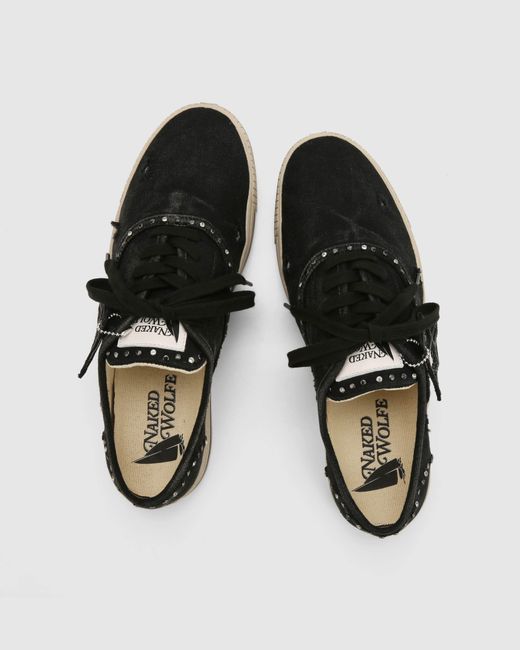 Naked Wolfe Black The Sailing Sneaker Canvas