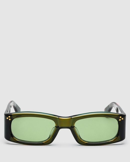 Naked Wolfe Green Motor Forrest Sunglasses