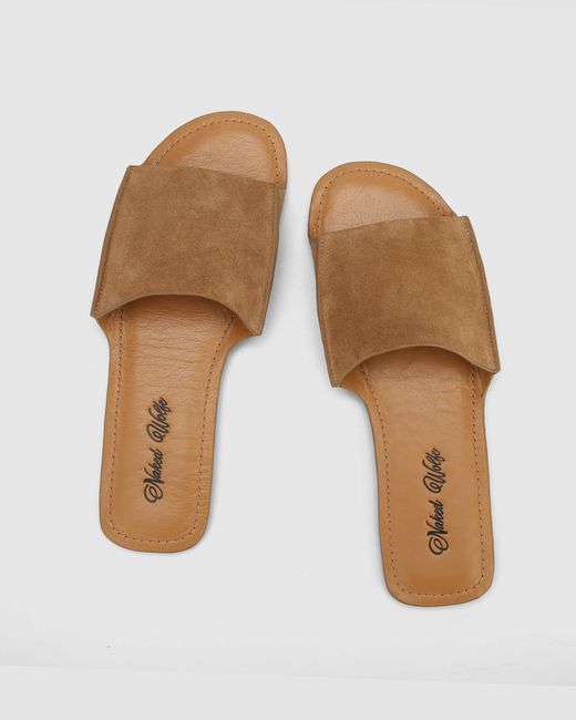 Naked Wolfe Brown The Rage Mule Suede