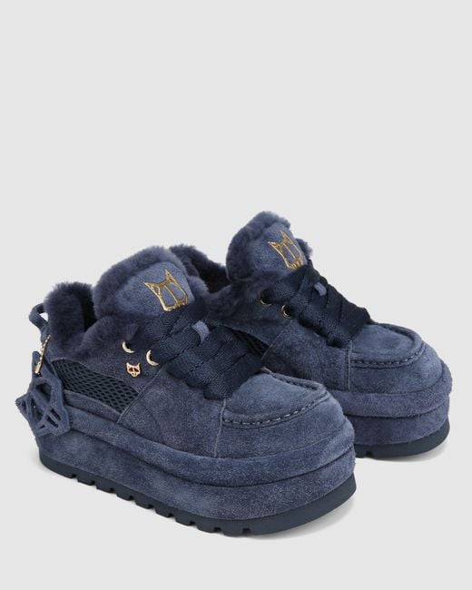Naked Wolfe Blue Beau Suede
