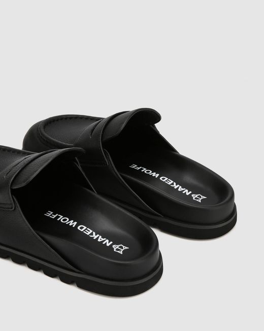 Naked Wolfe Black Cord Pebble Leather