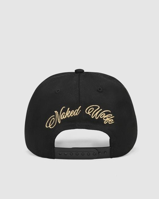 Naked Wolfe Black Signature Unconstructed Cap